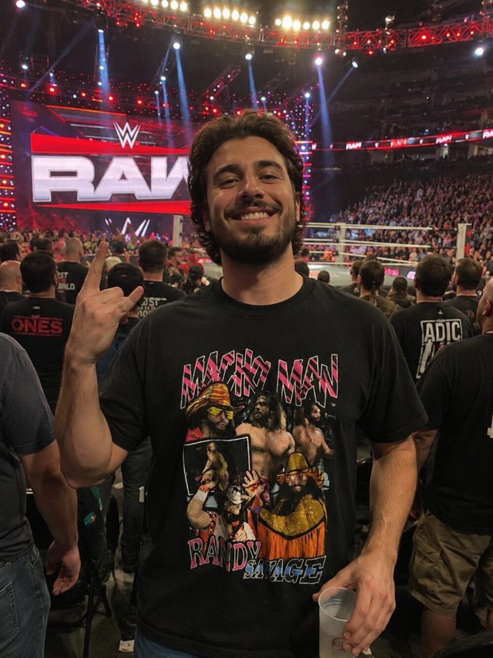 WRESTLING "RANDY SAVAGE " TSHIRT (MEDIUM)